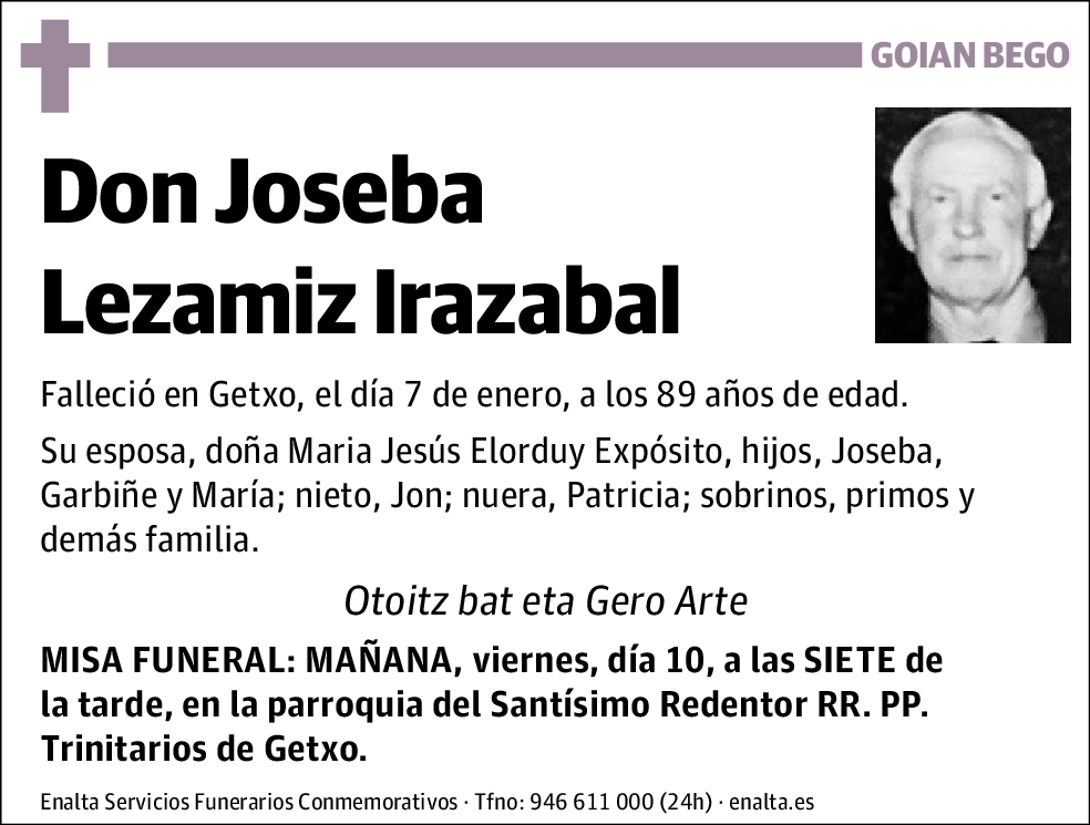 Joseba Lezamiz Irazabal