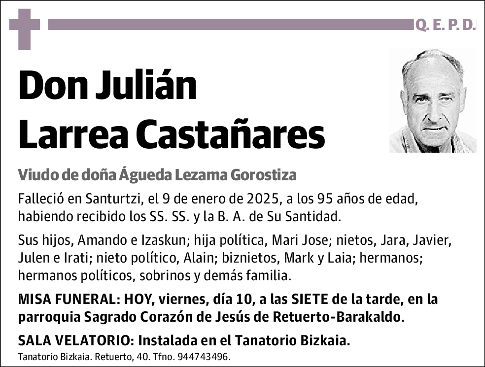 Julián Larrea Castañares