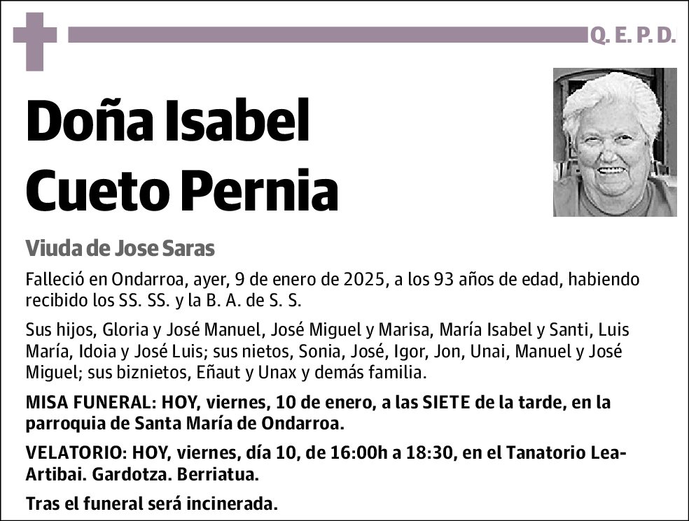 Isabel Cueto Pernia