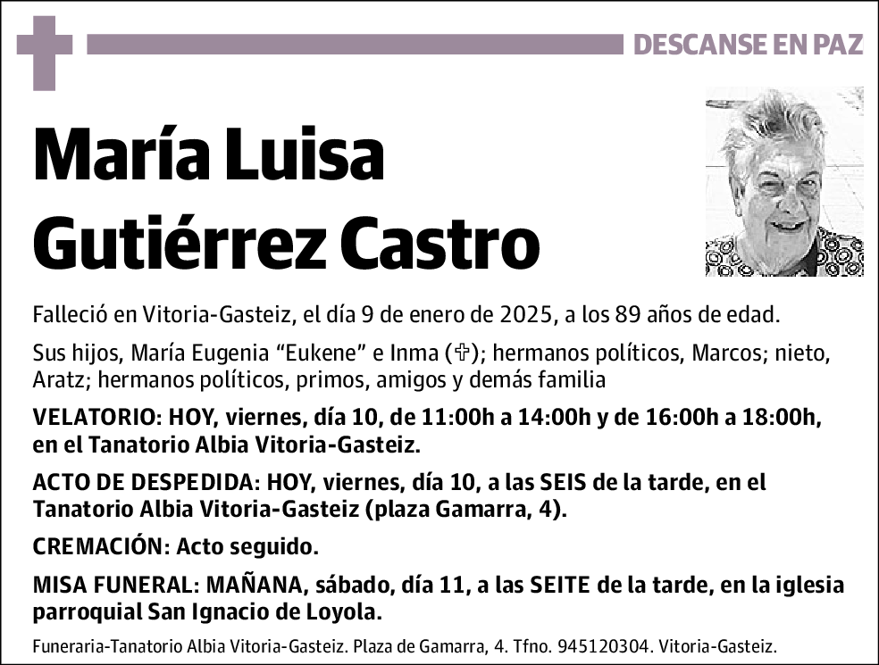 María Luisa Gutiérrez Castro