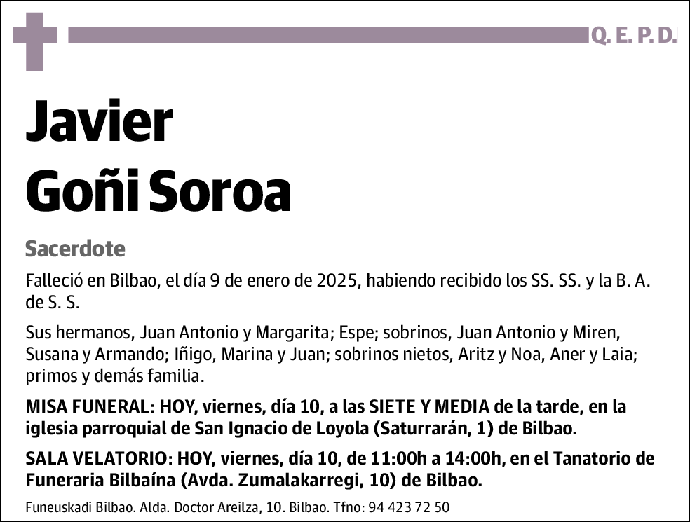 Javier Goñi Soroa