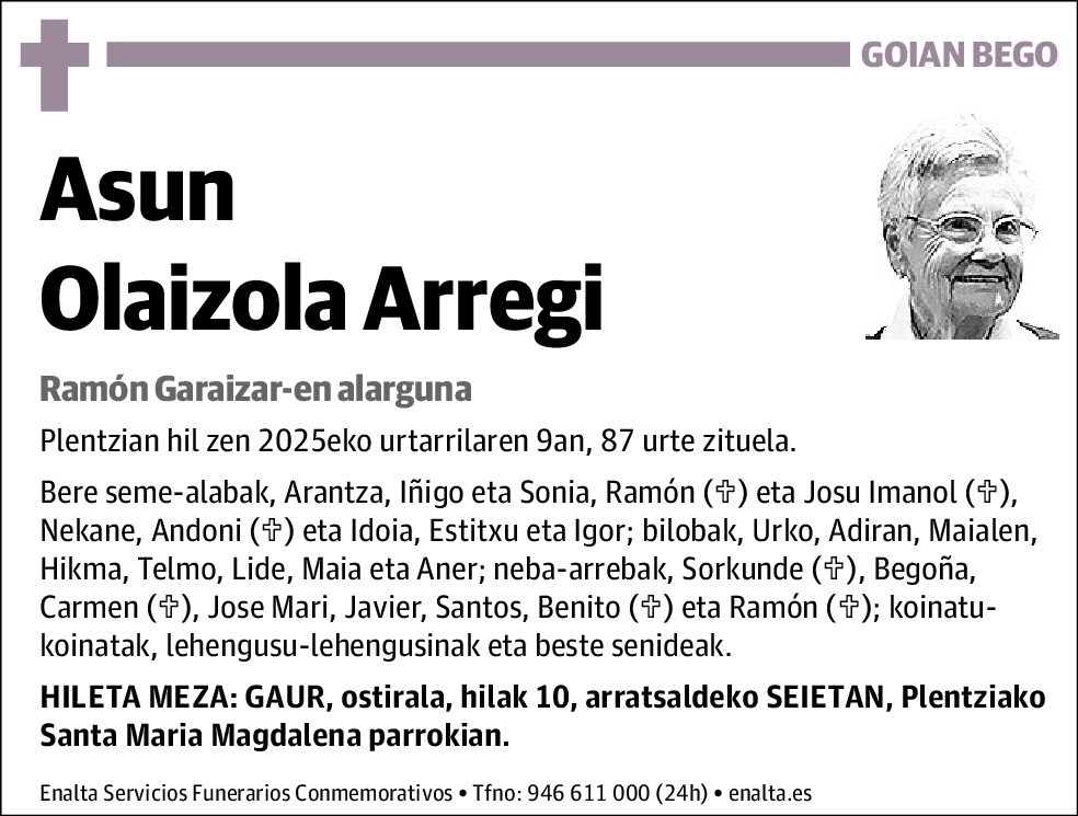 Asun Olaizola Arregi