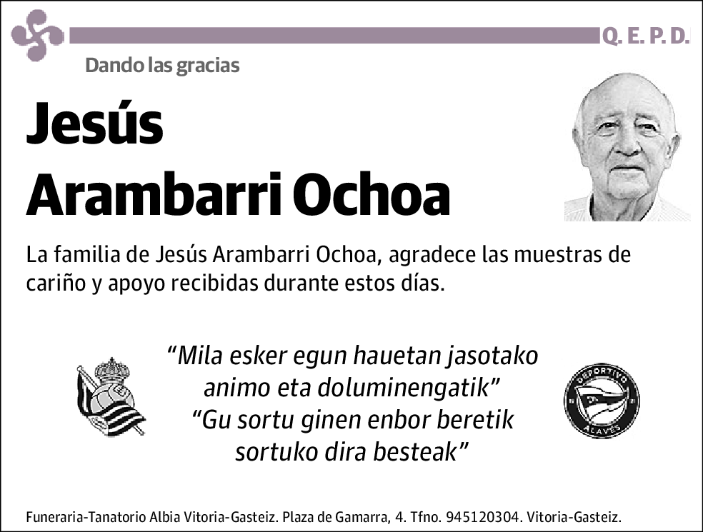 Jesús Arambarri Ochoa