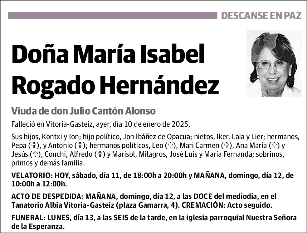 María Isabel Rogado Hernández