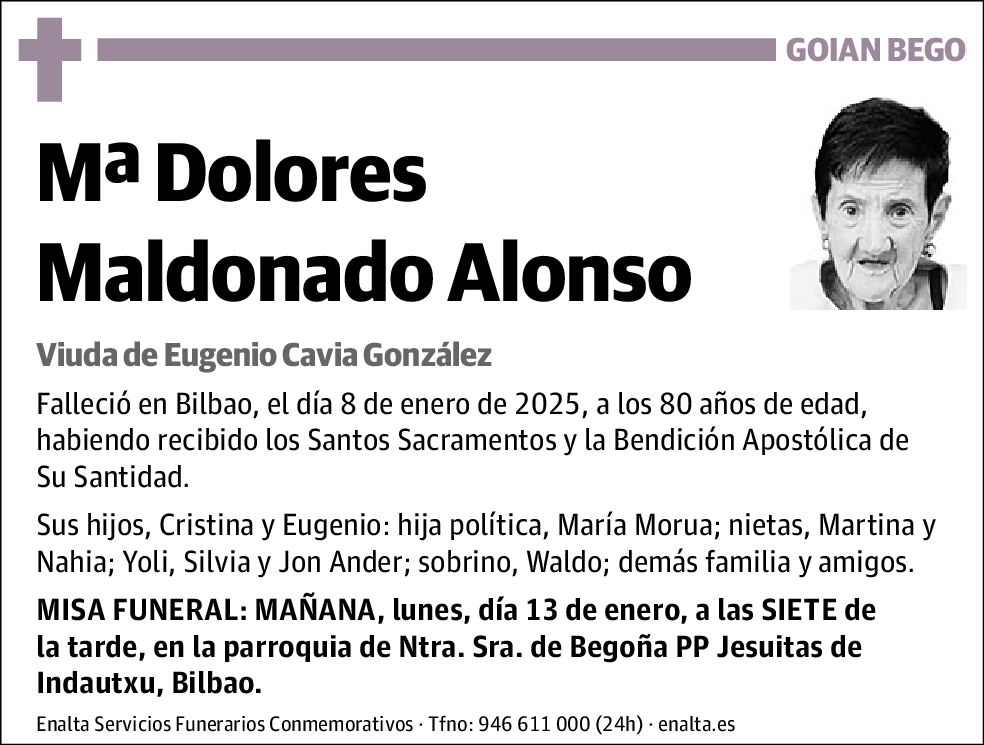 Mª Dolores Maldonado Alonso