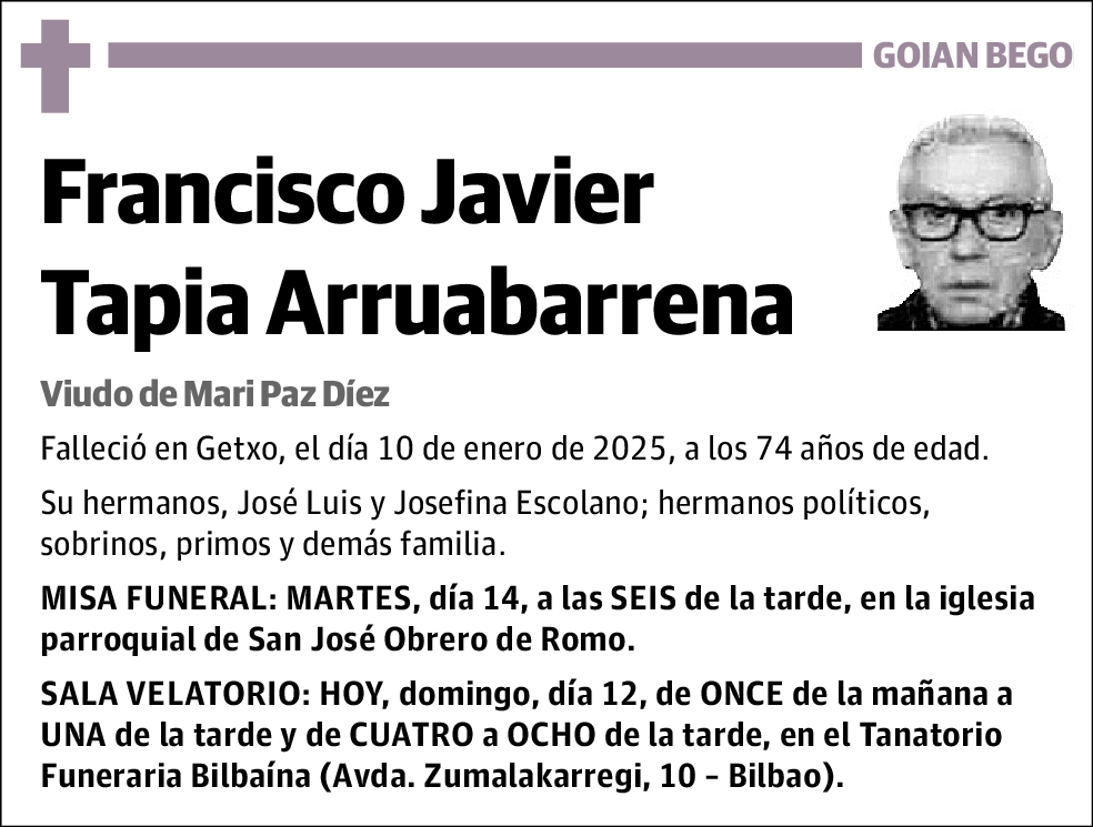 Francisco Javier Tapia Arruabarrena