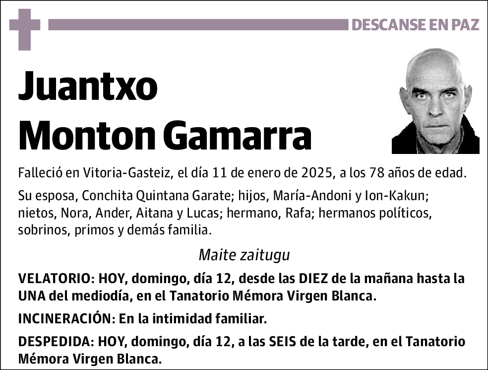 Juantxo Monton Gamarra