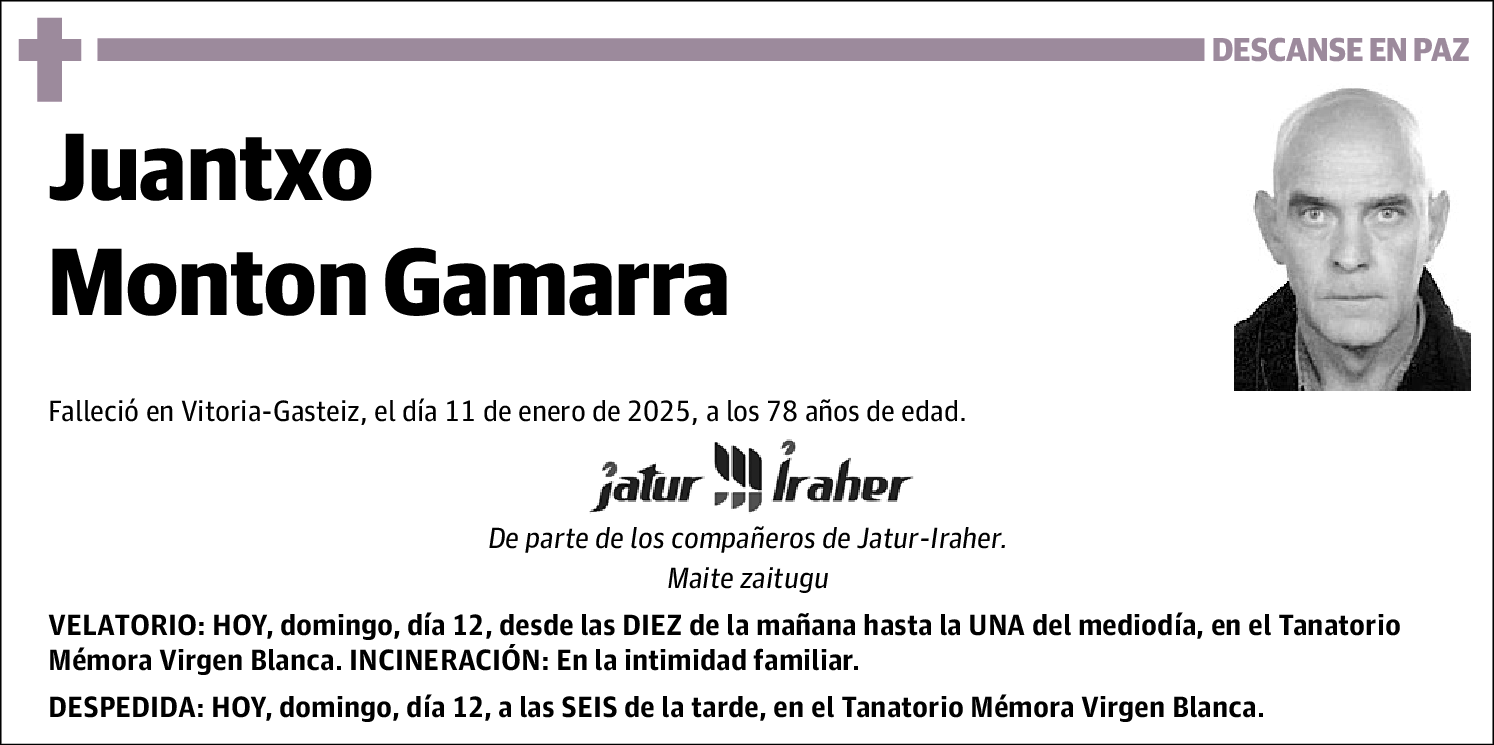 Juantxo Monton Gamarra