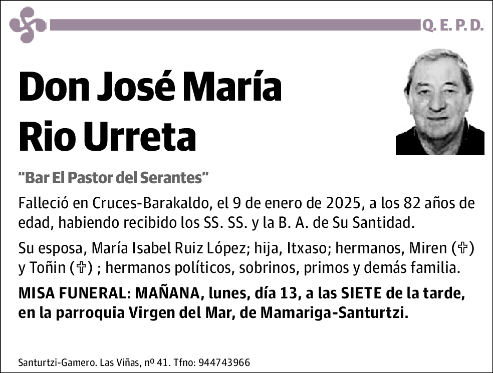 José María Rio Urreta