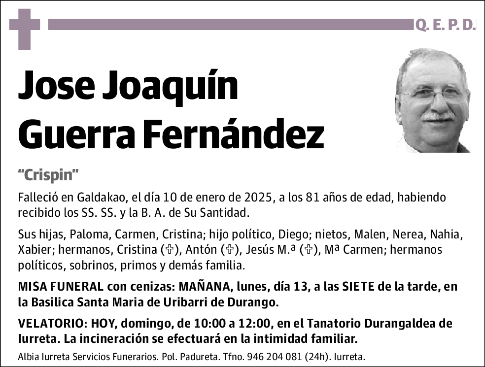 Jose Joaquín Guerra Fernández