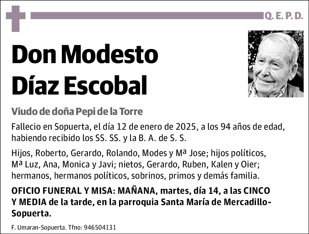 Modesto Díaz Escobal