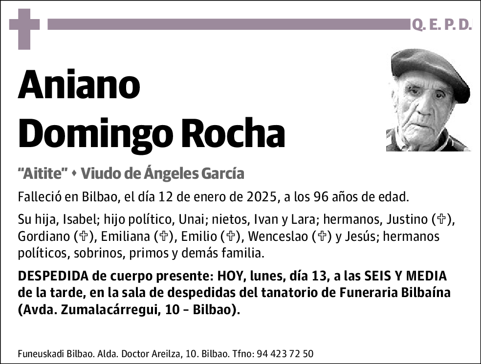 Aniano Domingo Rocha