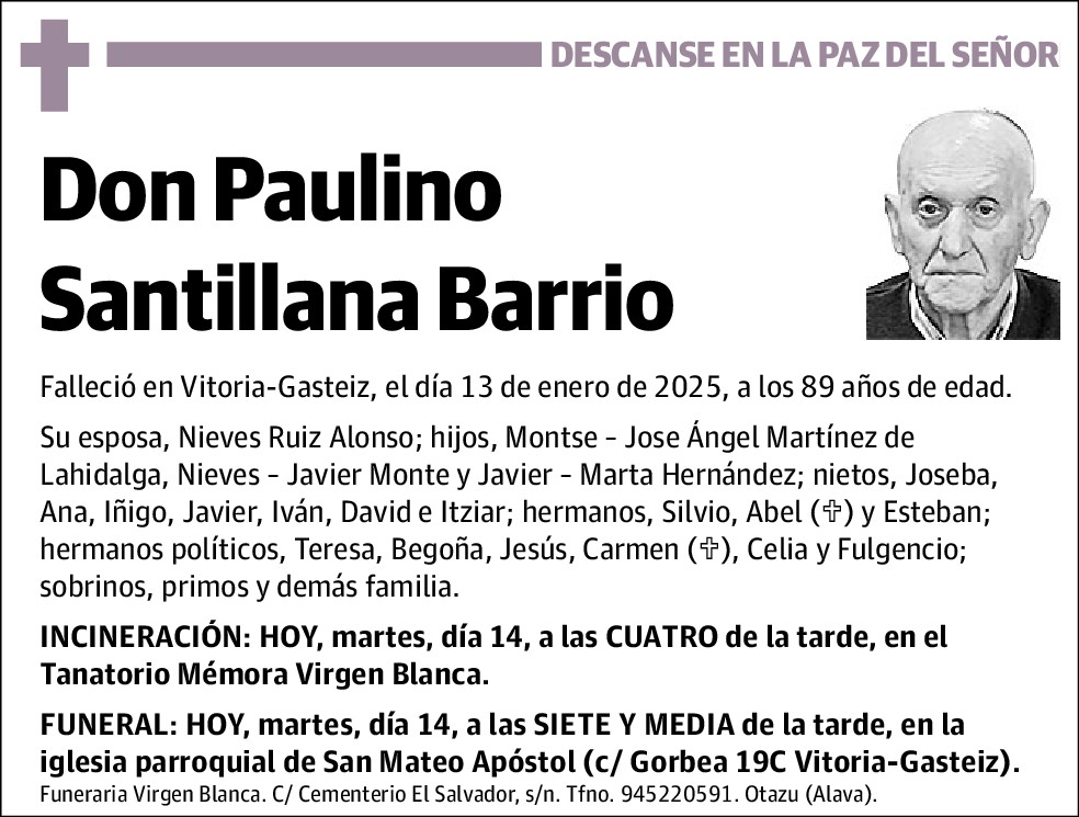 Paulino Santillana Barrio