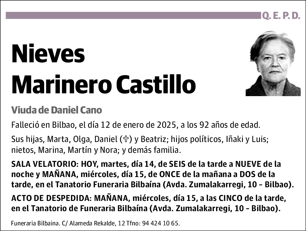 Nieves Marinero Castillo