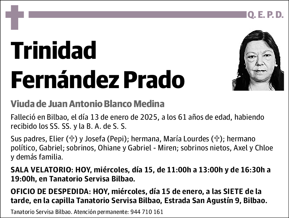 Trinidad Fernández Prado