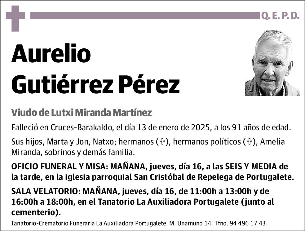 Aurelio Gutierrez Pérez