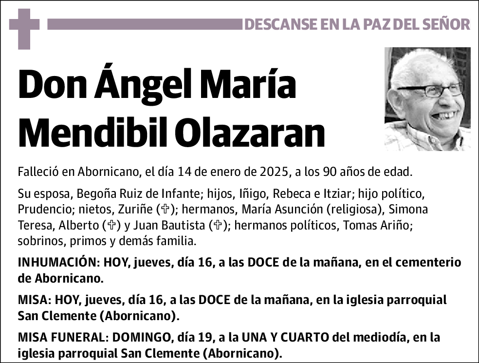 Ángel María Mendibil Olazaran