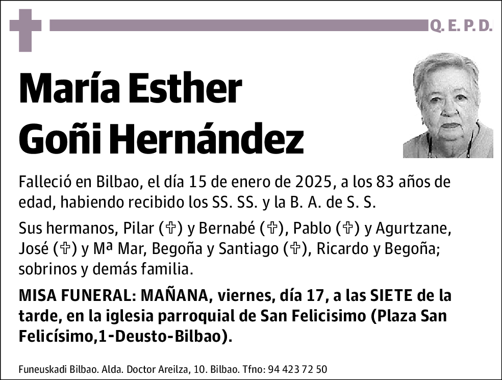 María Esther Goñi Hernandez