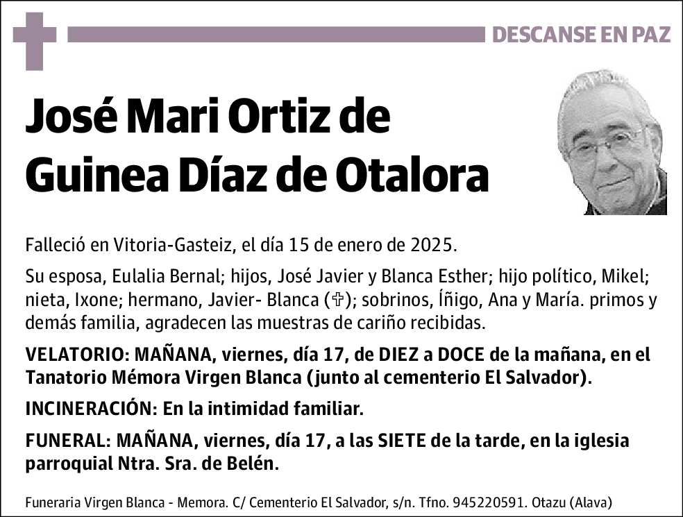 Jose María Ortiz de Guinea Díazde Otalora