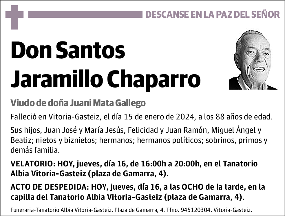 Santos Jaramillo Chaparro