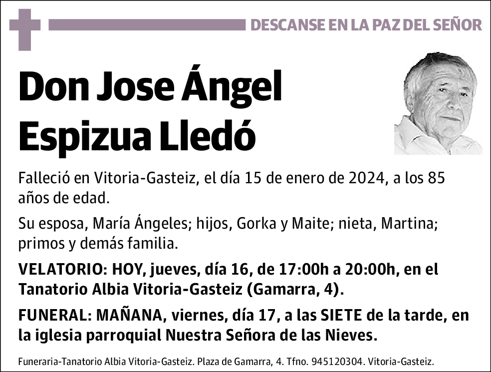 Jose Ángel Espizua Lledó