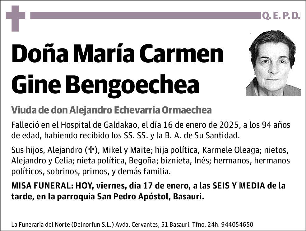 María Carmen Gine Bengoechea