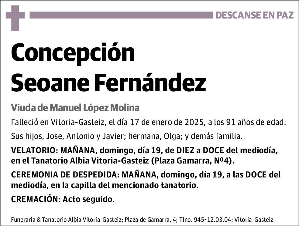 Concepción Seoane Fernández