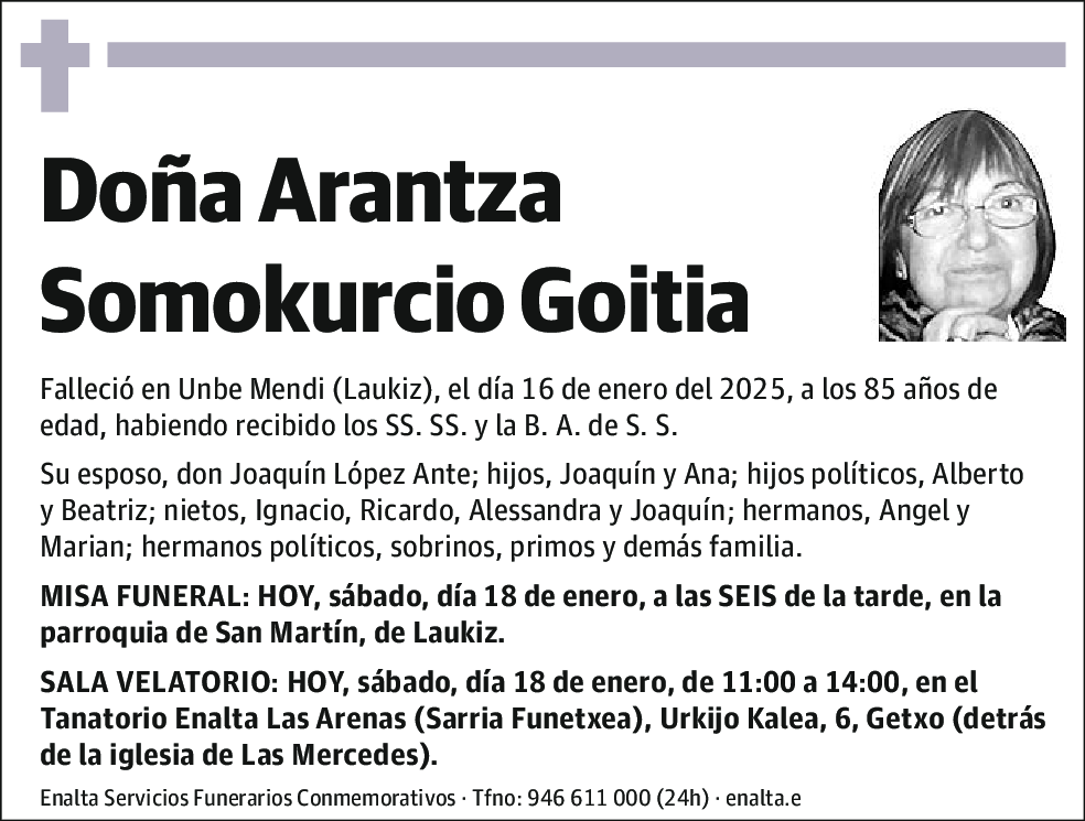 Arantza Somokurcio Goitia