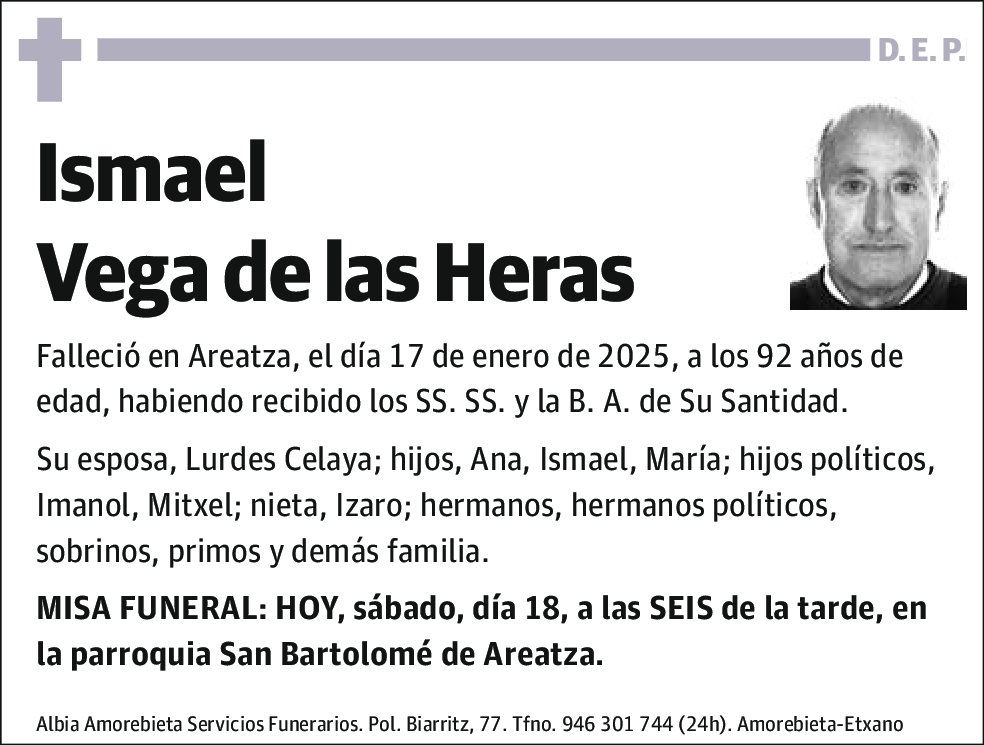 Ismael Vega de las Heras