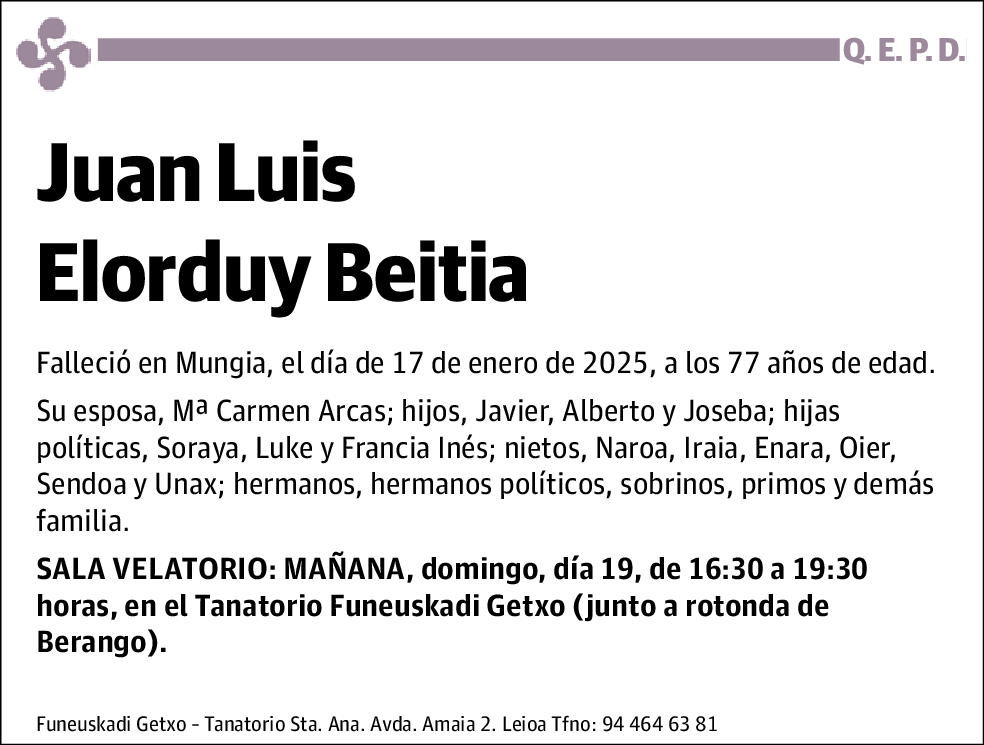 Juan Luis Elorduy Beitia