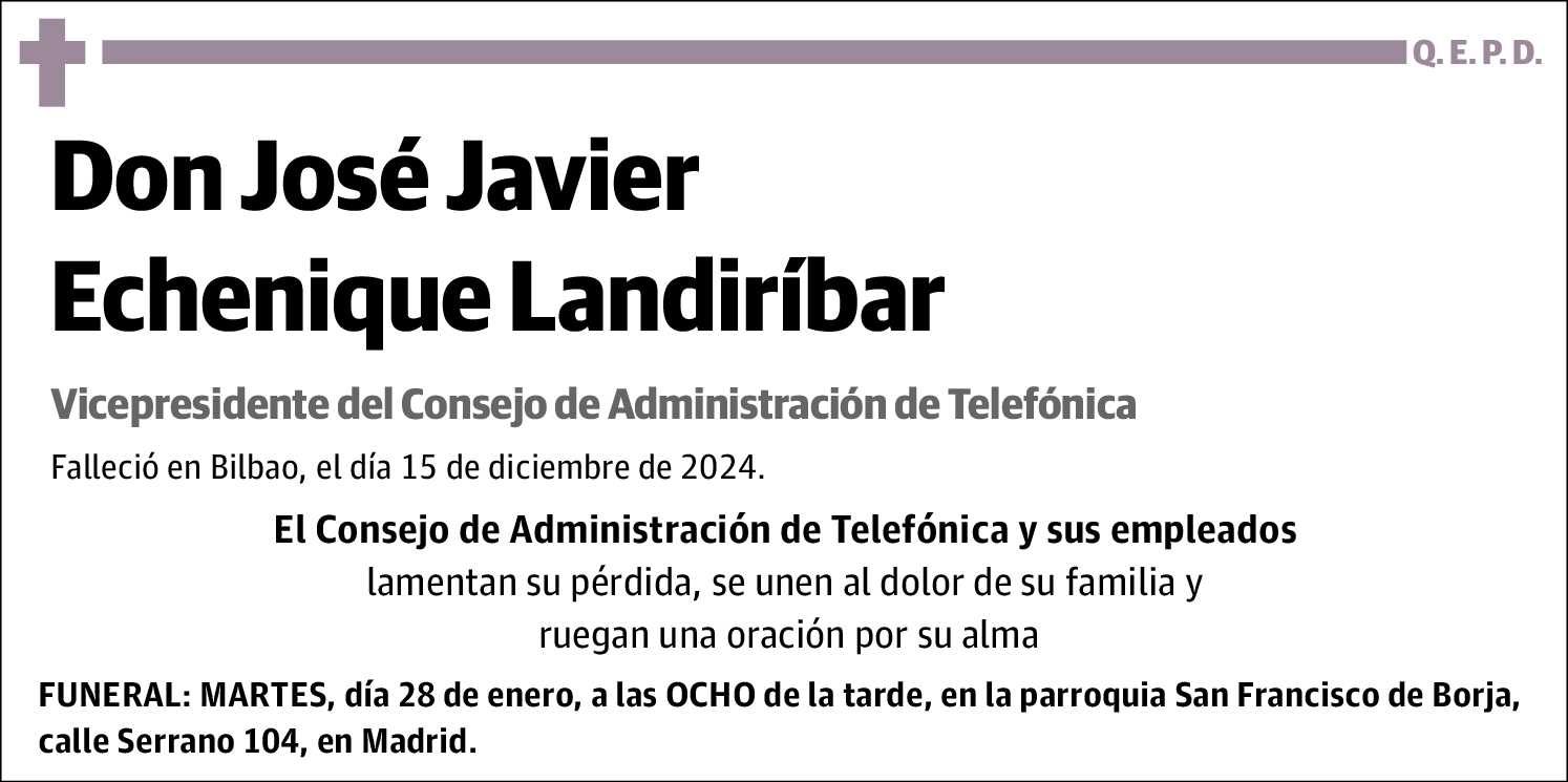 Jose Javier Echenique Landíribar