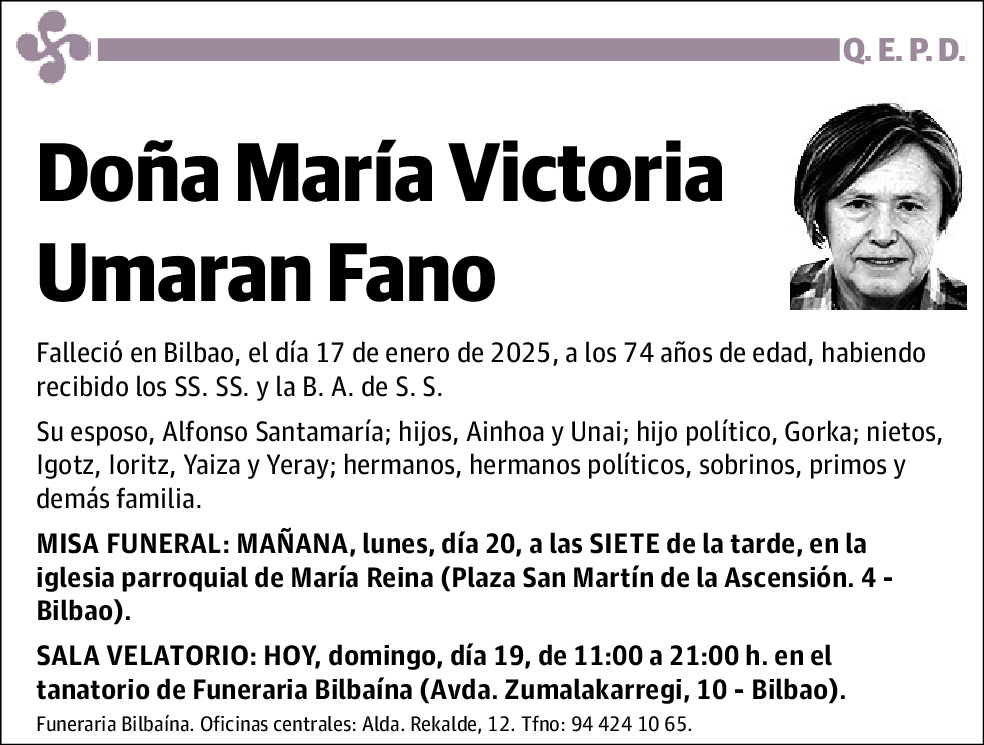 María Victoria Umaran Fano