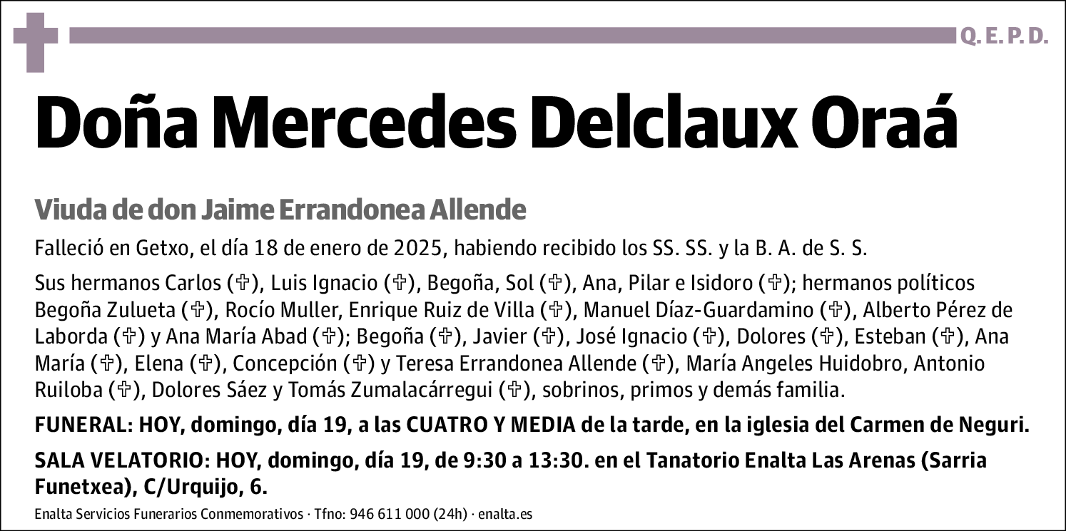 Mercedes Delclaux Oraá