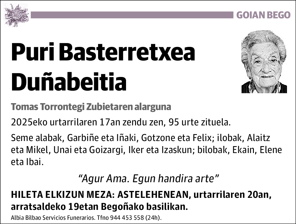 Puri Basterretxea Duñabeitia