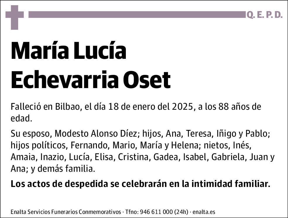 Maria Lucía Echevarria Ose