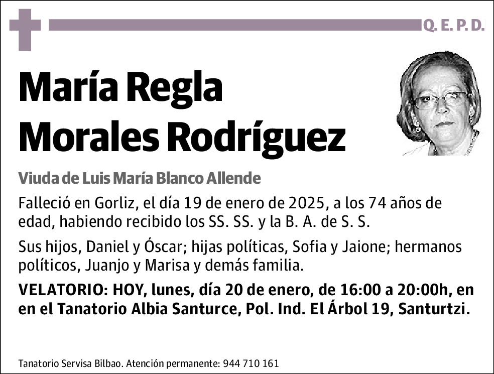 María Regla Morales Rodríguez