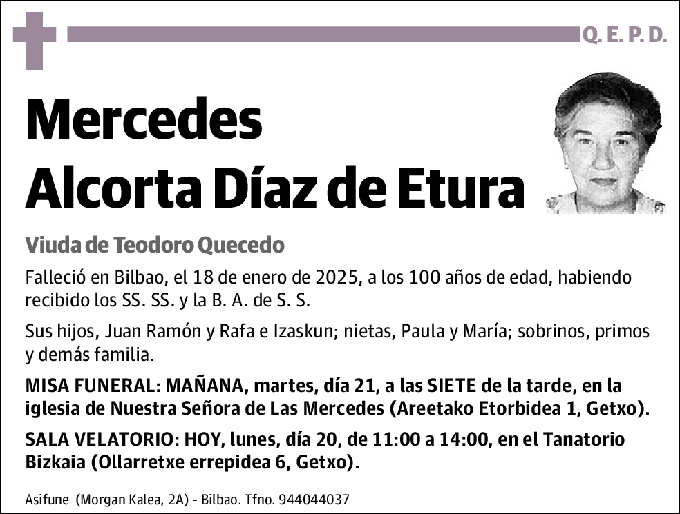 Mercedes Alcorta Diaz de Etura