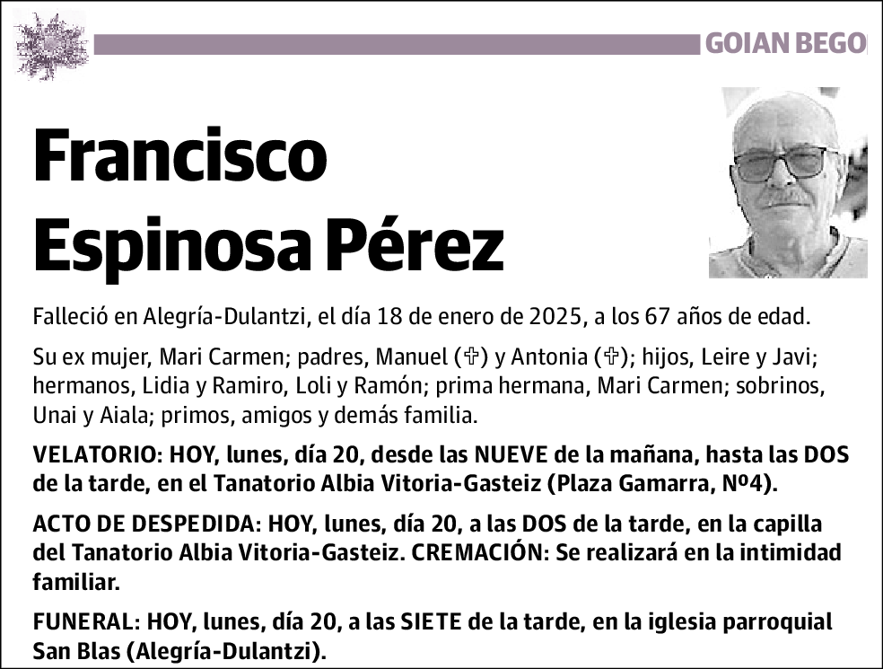 Francisco Espinosa Pérez