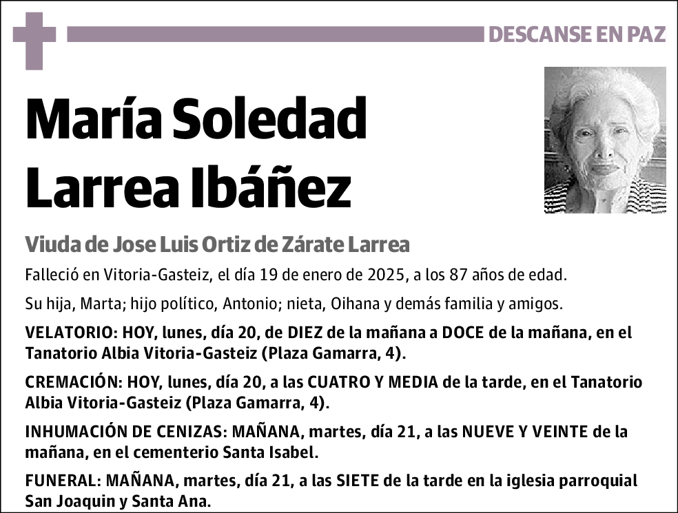 María Soledad Larrea Ibáñez