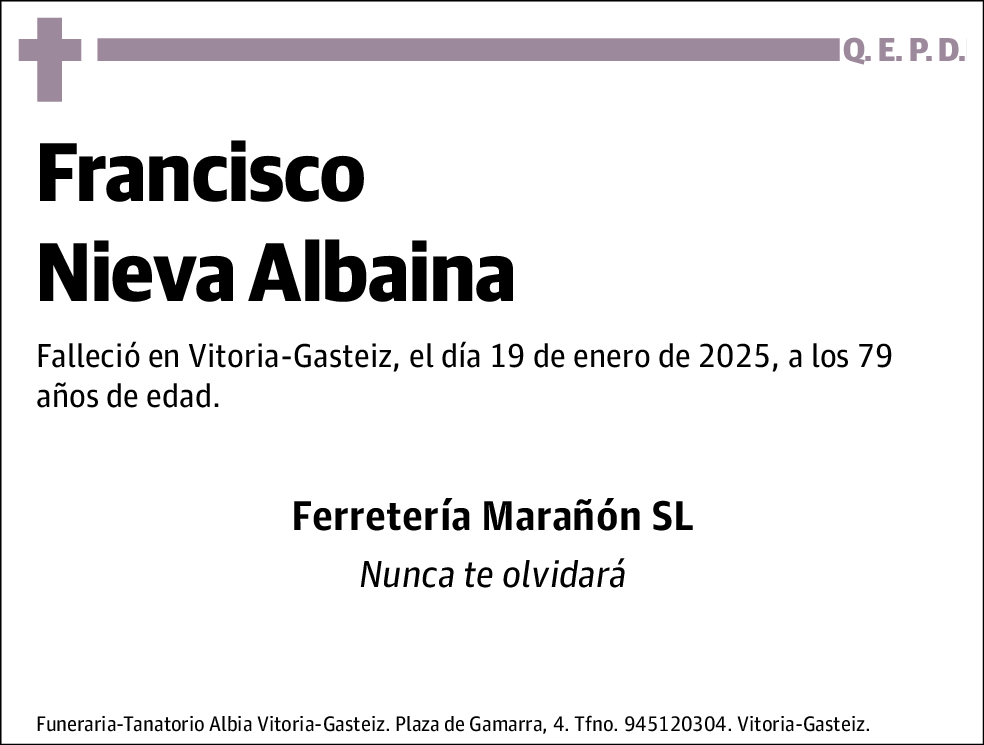 Francisco Nieva Albaina