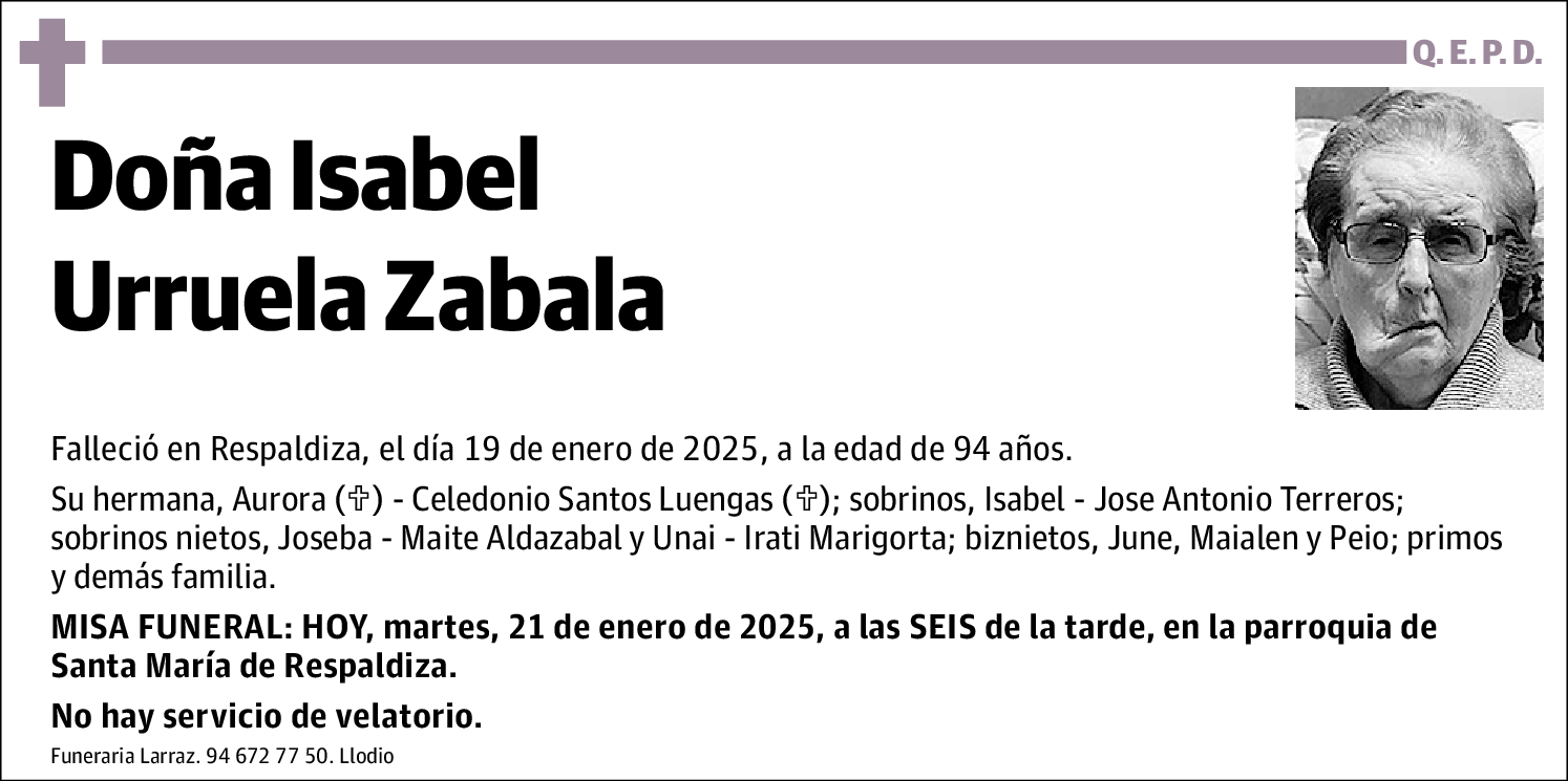 Isabel Urruela Zabala