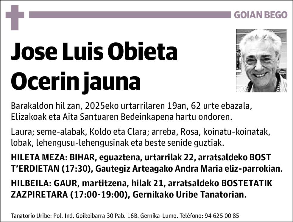 Jose Luis Obieta Ocerin