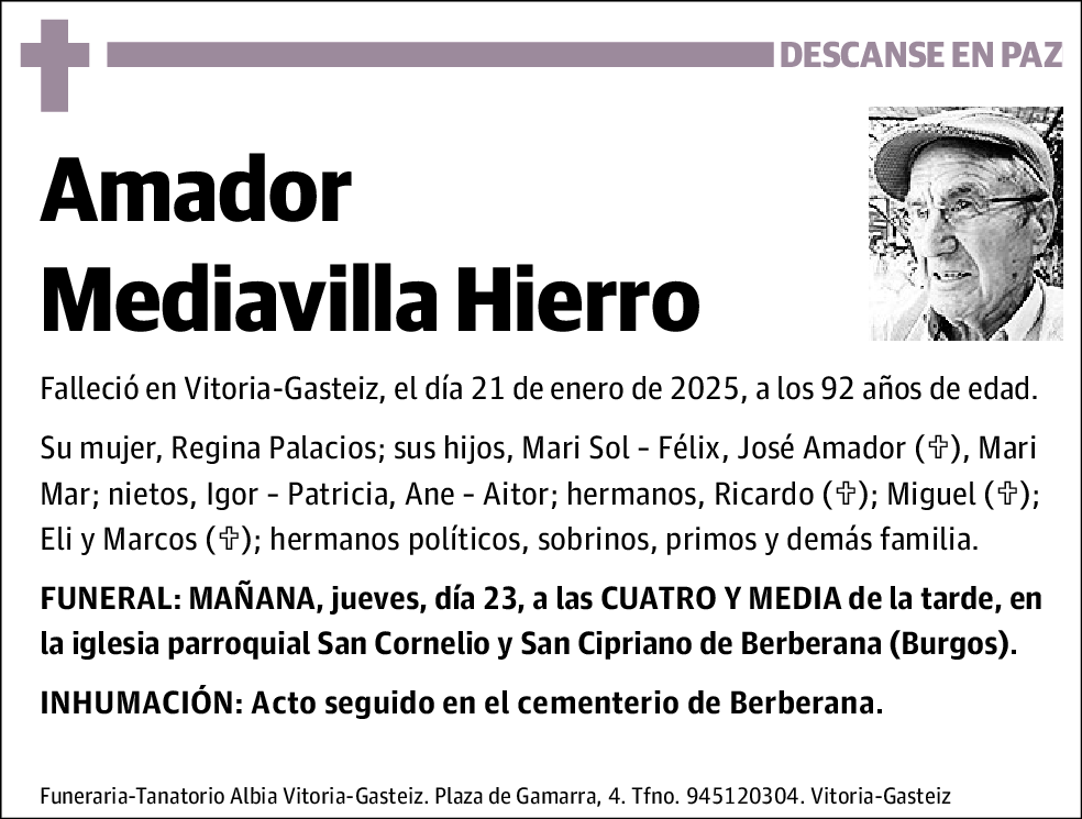 Amador Mediavilla Hierro