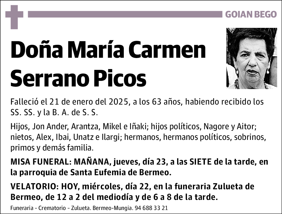 María Carmen Serrano Picos