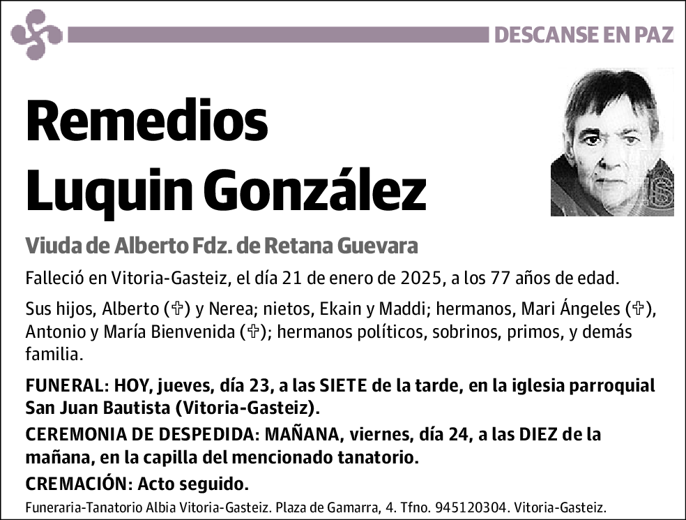 Remedios Luquin González