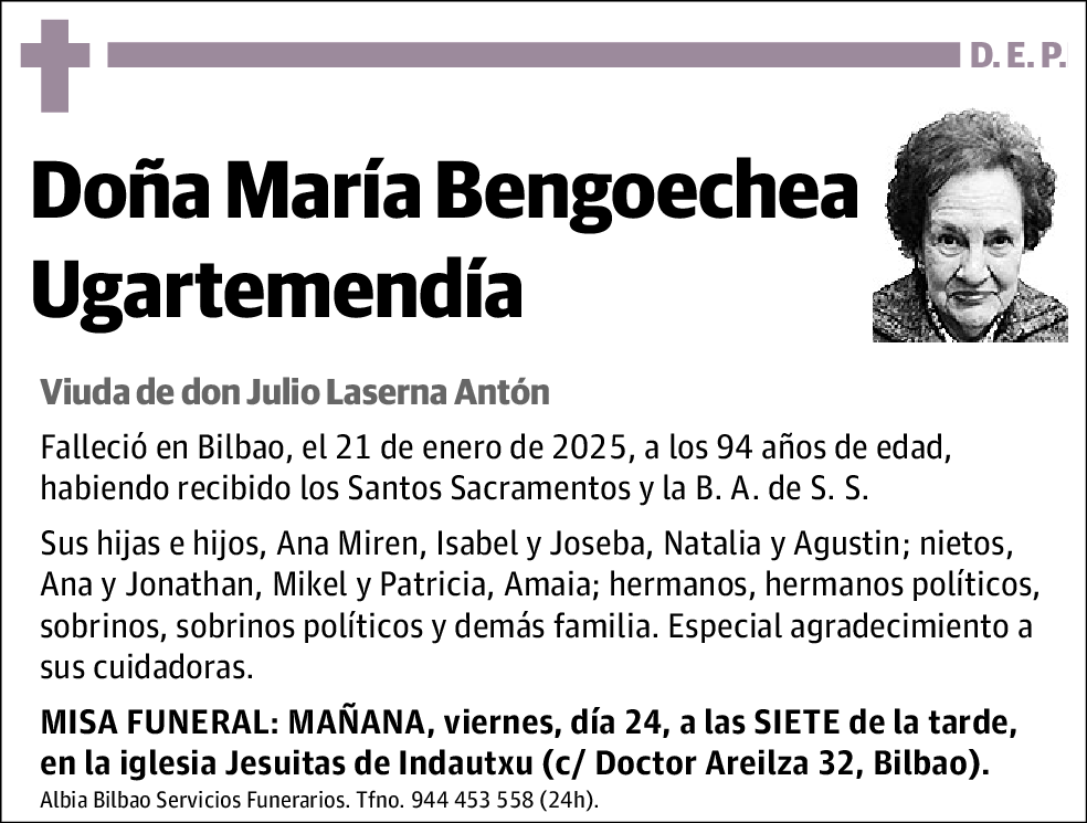 María Bengoechea Ugartemendía