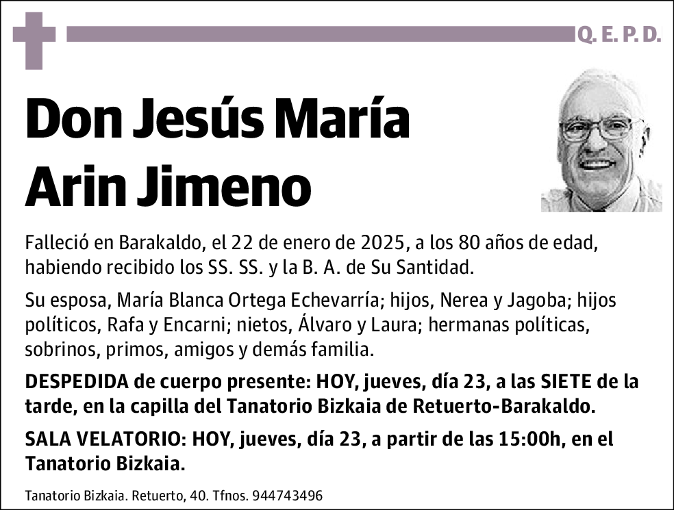 Jesús María Arin Jimeno