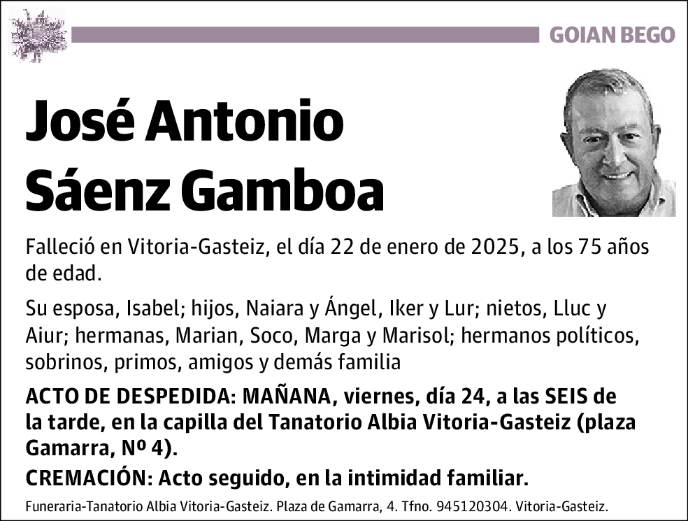 José Antonio Sáenz Gamboa