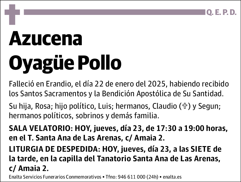 Azucena Oyagüe Pollo