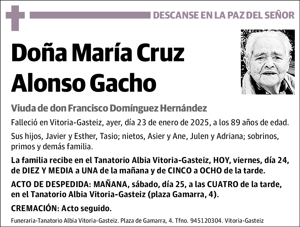 María Cruz Alonso Gacho